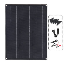 ETFE 40W Flexibel Zonnepaneel Module Kit Auto Boot Lader Dubbele USB DC Controller