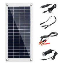 60W 18V charger Solare Ad Alta Efficienza Impermeabile + charger Veicolare Dual USB