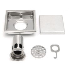 Scarico per doccia da bathroom in steel inossidabile 304 griglia quadrata per scarico doccia 110mmx110mm