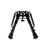 Tactical Bipod Adjustable Spring Return with Picatinny Weavor Barrel Mount 2