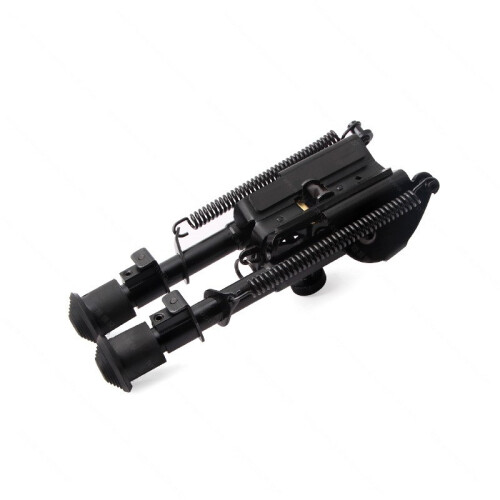 Tactical Bipod Adjustable Spring Return with Picatinny Weavor Barrel Mount 2
