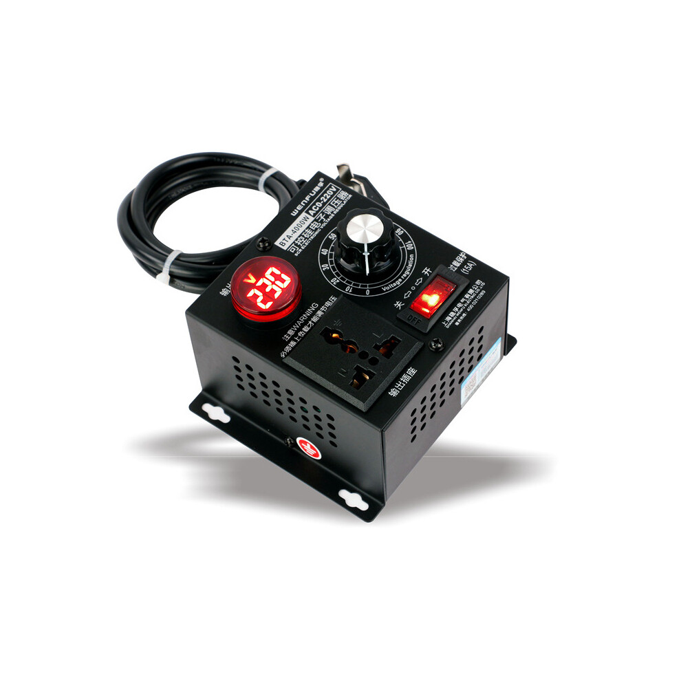 4000W Digital Scr Electronic Regulator Motor Fan Electric Drill Variable Speed Governor Thermostat 6900040425952