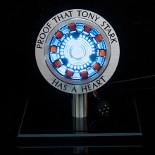 MK1 Aluminiumlegierung Fernbedienung Version Tony 1: 1 Arc Reactor DIY Modellbausatz LED Brustlampe Fernbedienung Wissenschaftsspielzeug