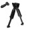 Tactical Bipod Stand Foregrip Adjustable Vertical Tripod 20mm Rail Mount 5 Length 7
