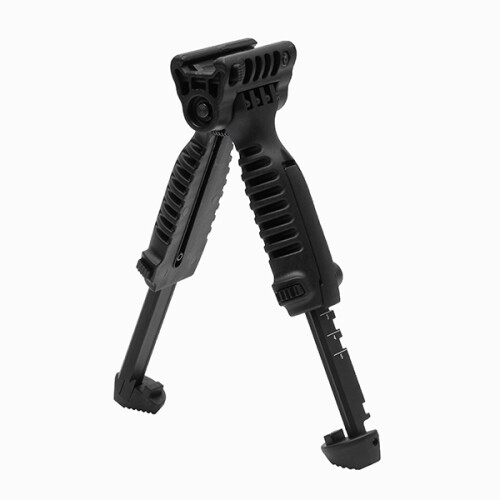Tactical Bipod Stand Foregrip Adjustable Vertical Tripod 20mm Rail Mount 5 Length 2