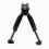 Tactical Bipod Stand Foregrip Adjustable Vertical Tripod 20mm Rail Mount 5 Length 2