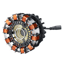 MK1 Aluminiumlegierung Tony 1: 1 Arc Reactor DIY Modellbausatz LED Brustlampe USB Filmrequisiten Geschenke Wissenschaftsspielzeug
