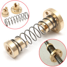 5 Pezzi di dado a molla anti-gioco T8 regolabile 2mm/4mm/8mm per viti a testa filettata accessori per stampanti 3D