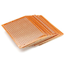 10 Pezzi di PCB vuoto Breadboard Universale DIY Scheda di prototipazione Monofacciale