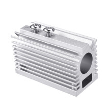 58X22x27mm Silver 12mm aluminum Dissipatore di Calore Groove Fisso Radiatore Sede Raffreddamento Dissipatore di Calore per Modulo Laser Diode da