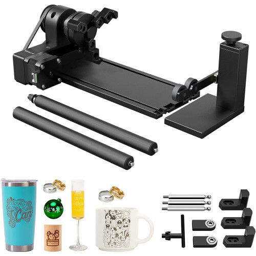 xTool RA2 Pro Roller Rotary 4 In 1 Chuck Rotary voor D1 Pro/D1