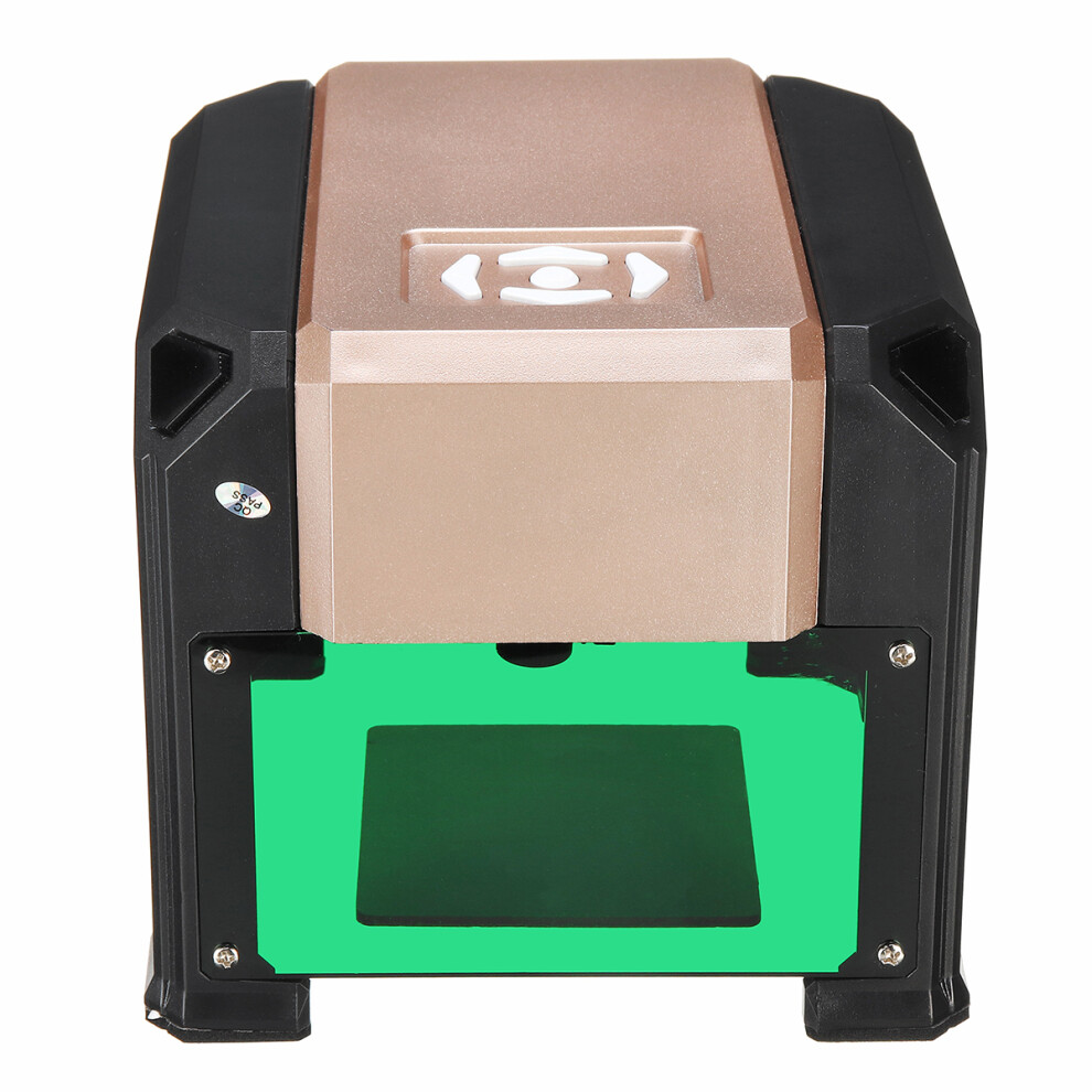 3000Mw Golden Desktop Laser Engraving Machine Mini Bluetooth Logo Marking Engraver Diy Mark Carver Printer 000834363814