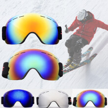 Occhiali da sci per adulti con lente antiappannante UV occhiali da sci per la neve protezione dal vento.
