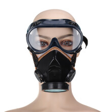 Gasmasker Anti - gas Chemisch Pesticide Ademhalingsmasker 300 uur Gebruikt met Goggles