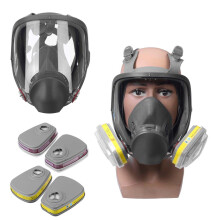 Gasmasker Spuitverf Chemisch Volledige Gezichtsmasker Actieve Koolstof Stofdicht Formaldehyde Volledige Beschermingsmasker