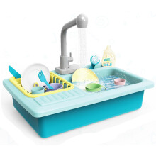 Kinderen Plastic Simulatie Elektrische Afwasmachine Gootsteen Doe - Alsof Speelkeuken Speelgoed Kinderen Puzzel Vroegonderwijs Speelgoed
