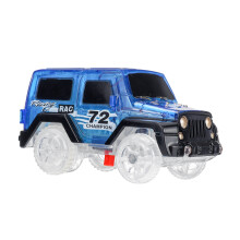 Auto giocattolo electric per pista da corsa con luce LED lampeggiante regalo per bambini