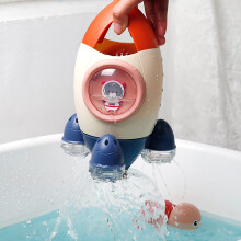 Giocattoli da bathroom per bambini a forma di razzo spruzzatore d'acqua giocattolo da spiaggia per bambini strumento per la doccia per bambini pi