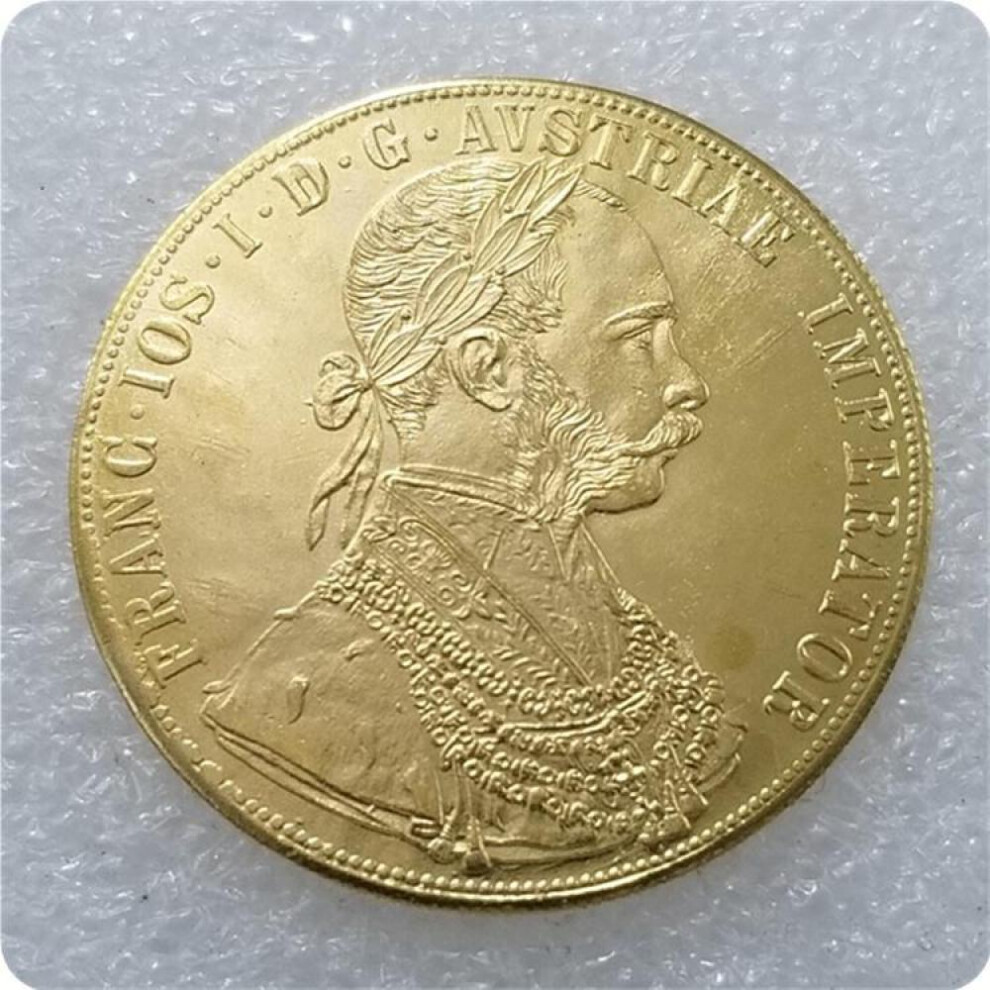 (as the picture) 1877 Austria Commemorative Collectible Souvenirs Golden Coins