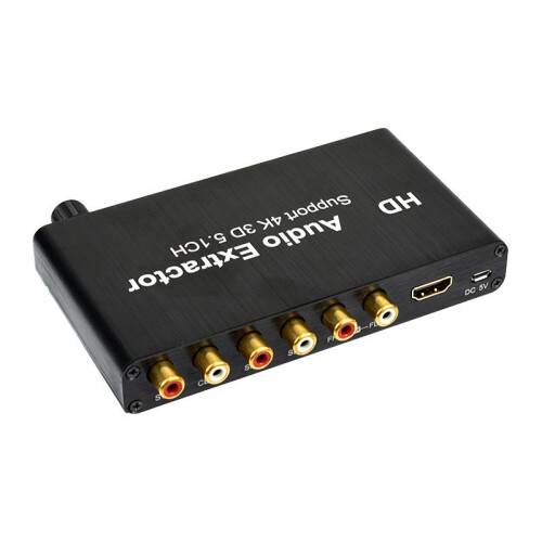4K 3D HDMI 5.1CH Audio Decoder Extractor 1