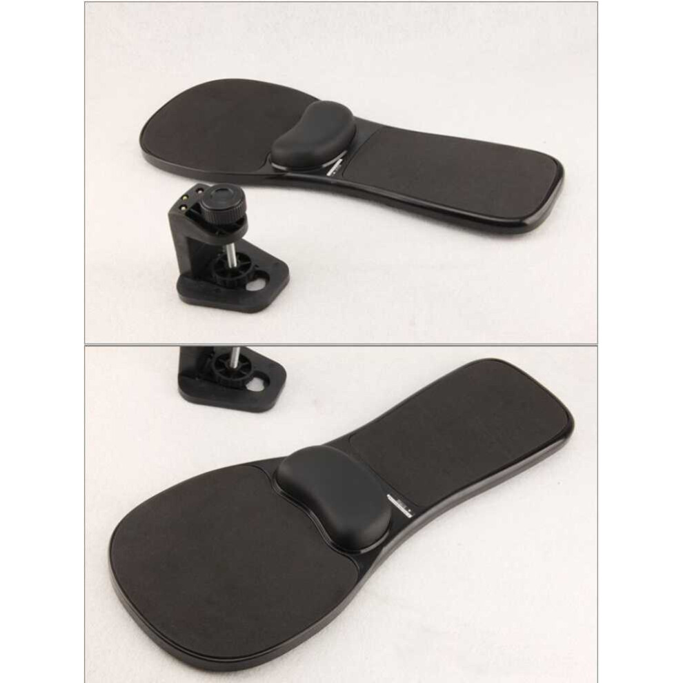 Rotation Computer Desktop Laptop Mouse Tray Elbow Pad Wrist Rest Plate Support Install On Desk And Chair 766262131639