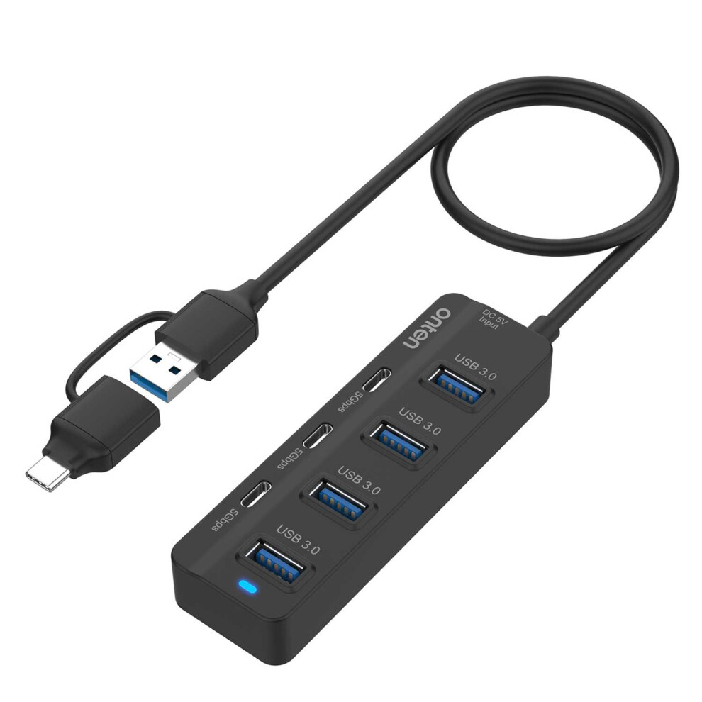 Onten Uca5306 7 In 2 Usb3.0 + Type-C 7-Ports Hub Docking Station Support Otg Function 766262129513