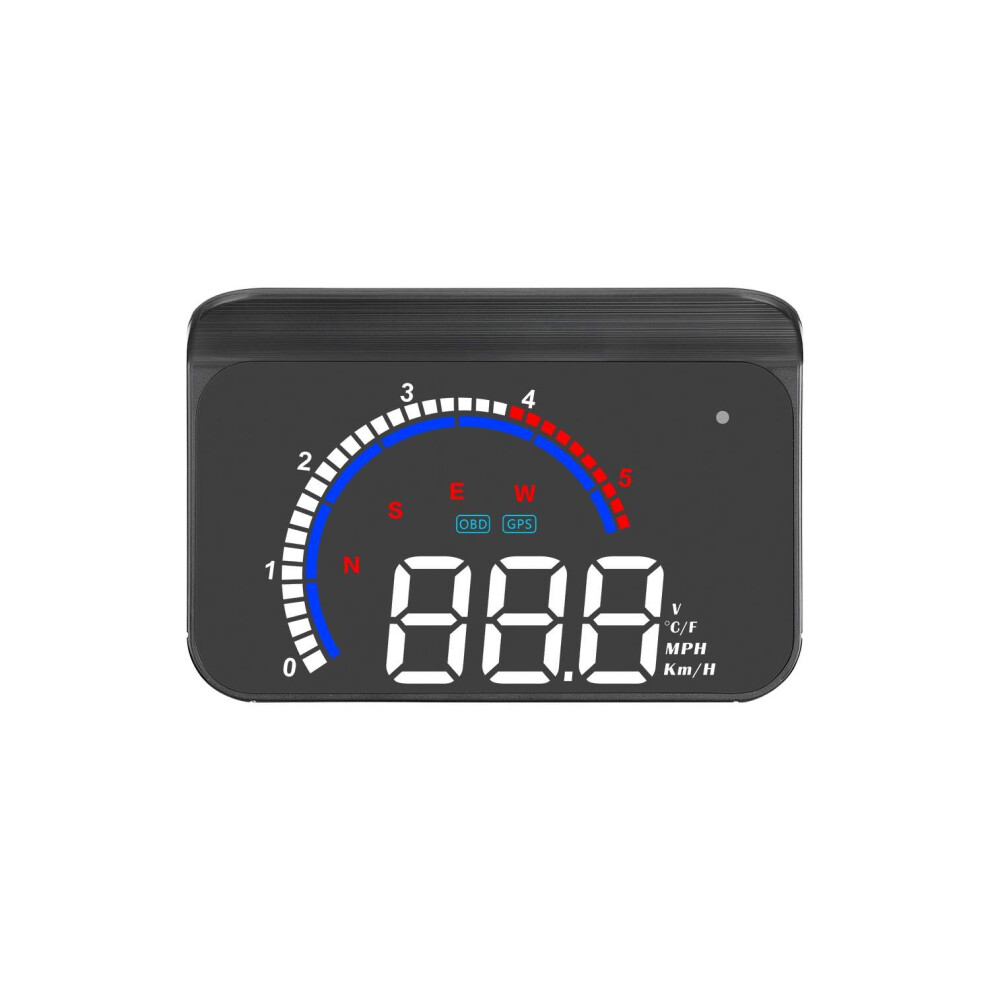 M13 Plus Obd2 + Gps Mode Car Head-Up Display Hud Overspeed / Speed / Water Temperature Alarm / Eliminate Fault Codes 766262129889