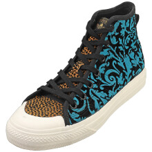 (7) adidas Nizza Hi Rf Mens Fashion Trainers in Black Multicolour