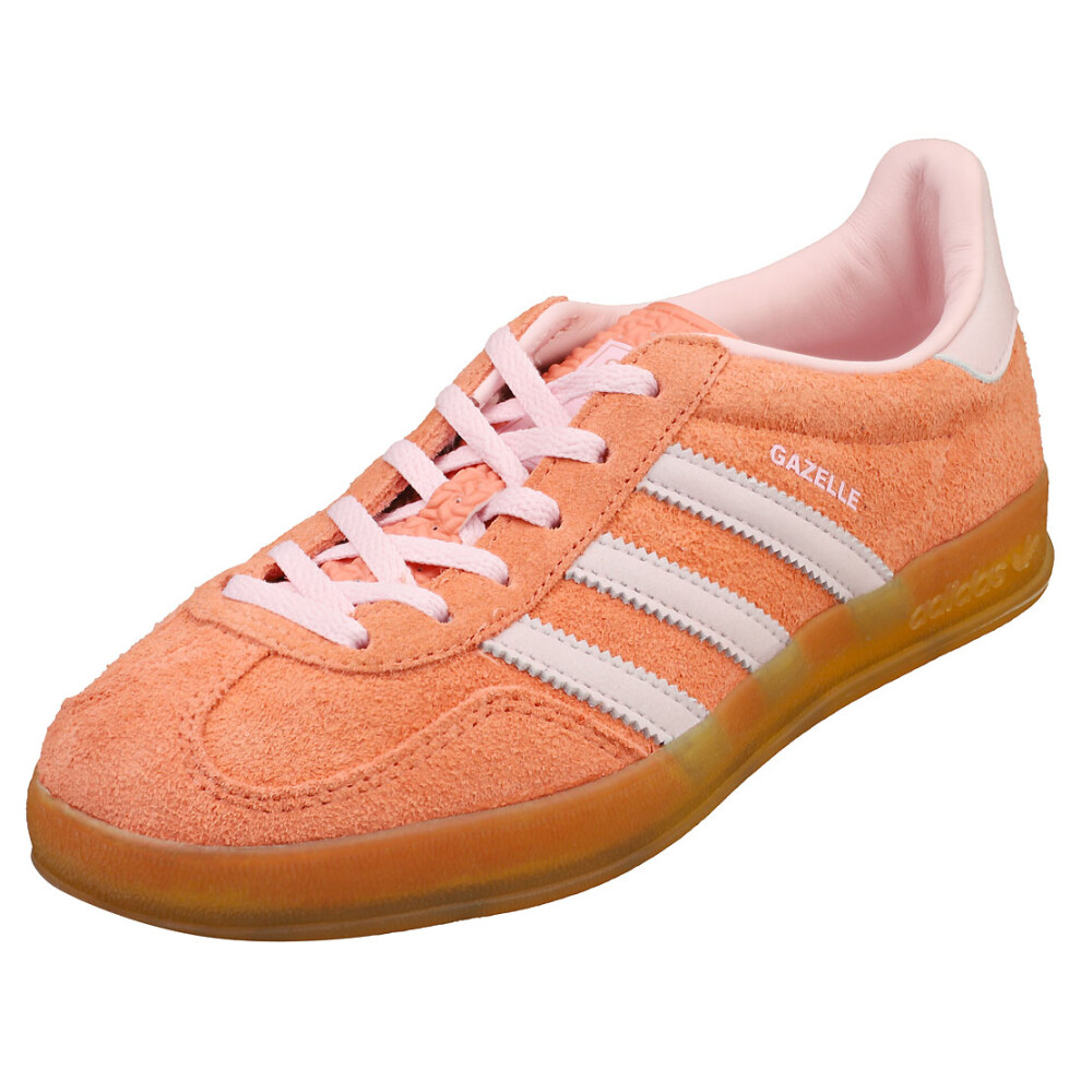 adidas Gazelle Indoor Womens Fashion Trainers in Wonder Clay - 3 UK