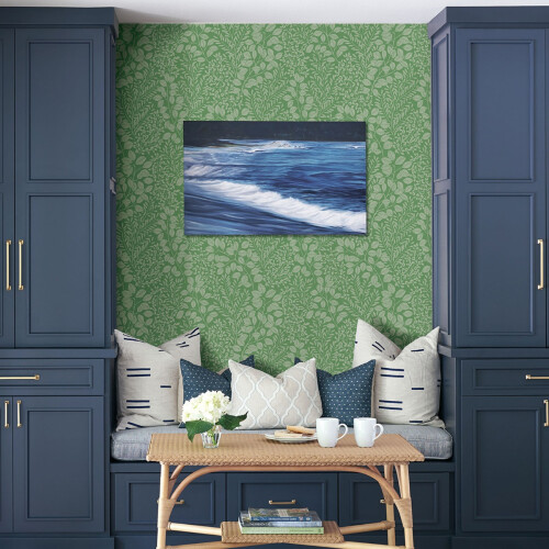 Fine Decor (Green) Elin Botanical Vinyl Wallpaper Fine Decor 1