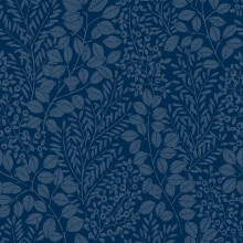 (Blue) Elin Botanical Vinyl Wallpaper Fine Decor