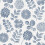 Fine Decor (Blue) Inge Floral Vinyl Wallpaper Fine Decor 1