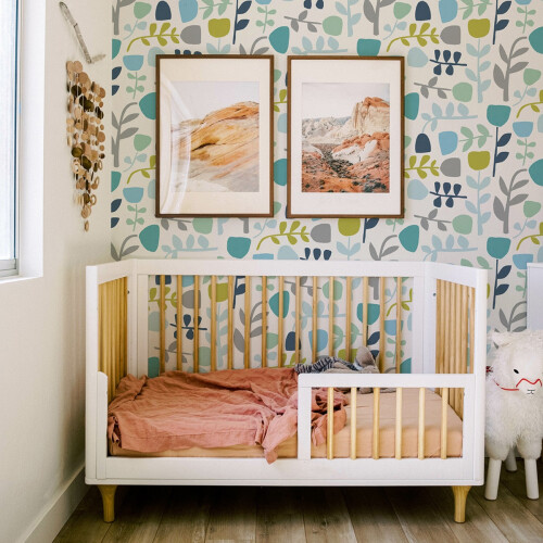 Fine Decor (Teal) Juni Tulip Wallpaper Fine Decor 2