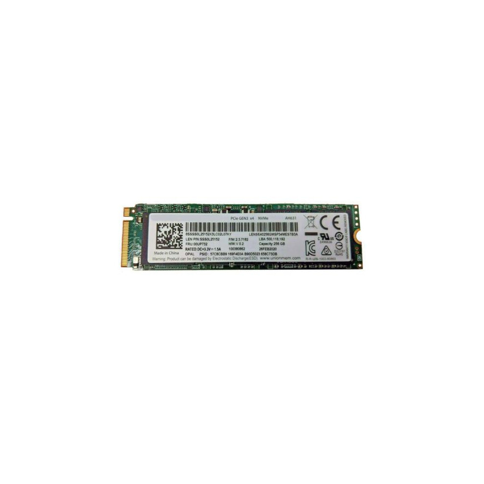 Lenovo M.2 NVMe Solid State Drive SSD 256 GB 4XB0P01014