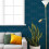 Fine Decor (Blue) Nyle Chevron Stripe Vinyl Wallpaper Fine Decor 3