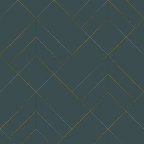 Fine Decor (Slate/Gold) Sander Geometric Wallpaper Fine Decor