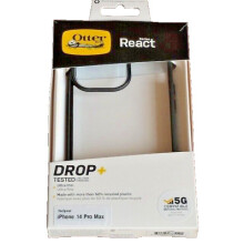 OTTERBOX REACT Shockproof Clear Black Case  for iPhone 14 PRO MAX  Drop Tested