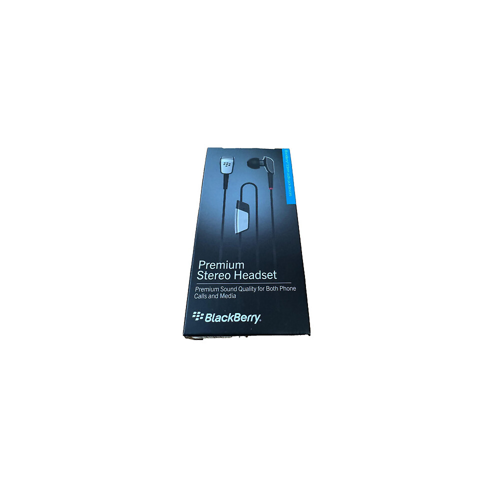 BlackBerry Premium 3.5mm Stereo Handsfree for Z10 Z30 Q10 Q20 KEYone Bold Priv