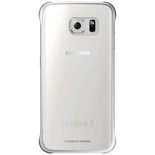 Samsung Case For Samsung Galaxy S6 Edge Slim Thin Clear Back Cover Case Silver GENUINE