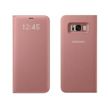 Official Genuine Samsung Galaxy S8+ LED View Flip Wallet Case Cover Pink