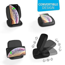 ZENS Universal Qi 10W Fast Wireless Charger Pad Dock Stand For iPhone 11 Pro Max