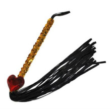 Valentines Day Flogger - Whip with Sequins / Heart