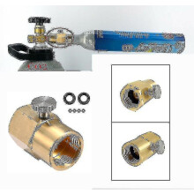 Soda Water Bottle Co2 Filling Connector Adapter Accessories, Eu Tr21-4 To W21.8-14