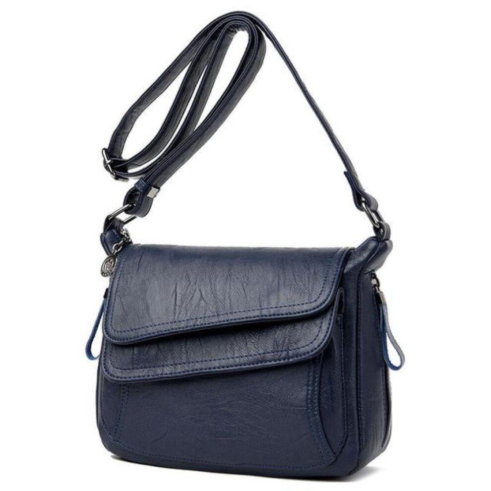 (blue) Summer Style Soft Leather Luxury Purses And Handbags Women Bags Designer Women Shoulder Crossbody Bags For Women 2021 Sac A Main