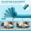 Homcom HOMCOM Folding 5 Position Convertible Sleeper Chair Bed Dark Blue 4
