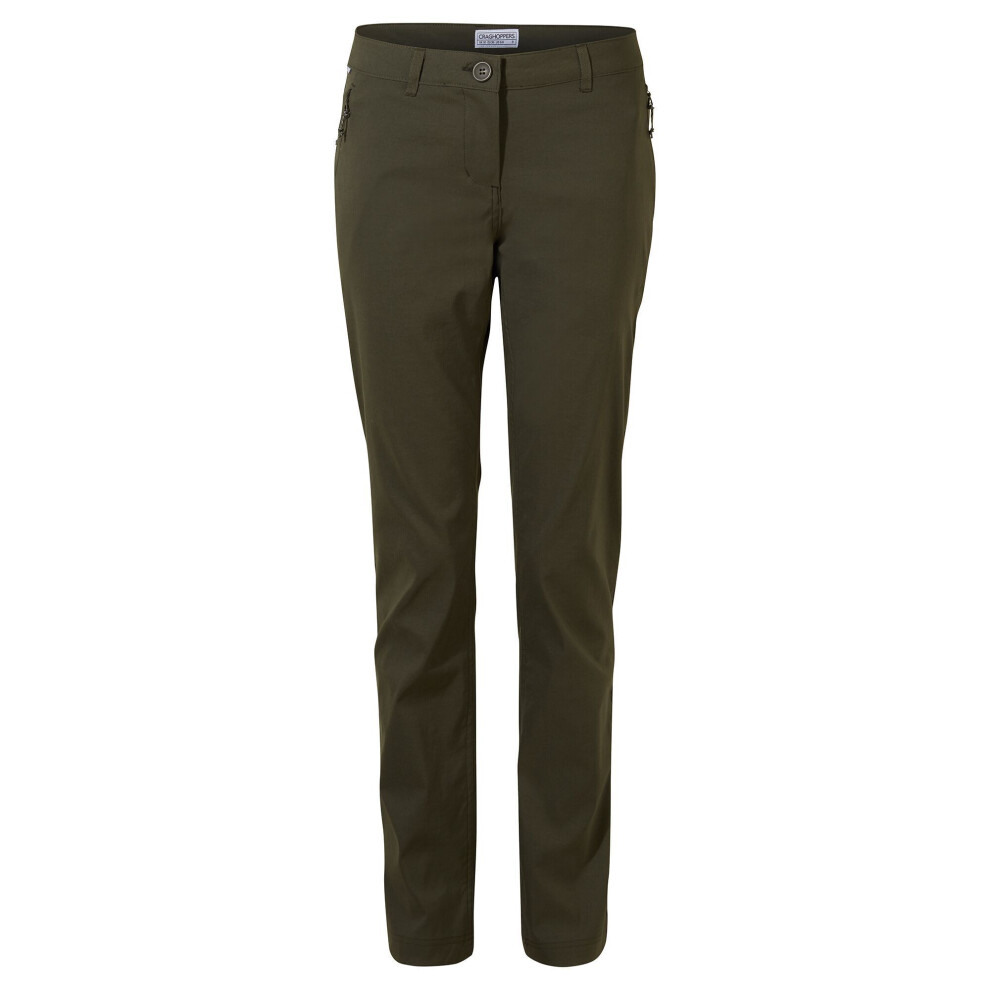 (10 UK S, Khaki Green) Craghoppers Womens/Ladies Kiwi Pro II Trousers