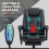 Vinsetto Vinsetto Ergonomic Heated 6 Points Vibration Massage Executive Chair Black 3