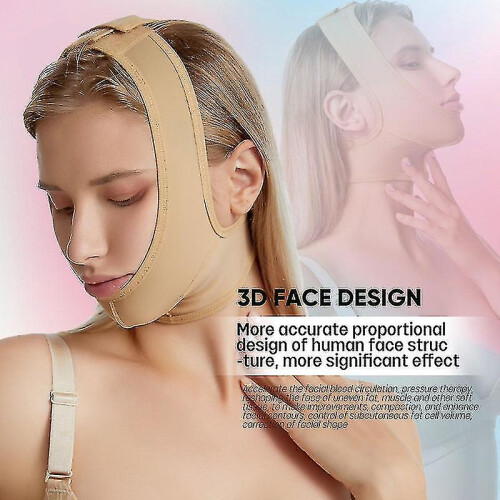 Bimirth  Compression Chin Strap Medical Head Wrap For Face Lift, Neck, Plastic 1