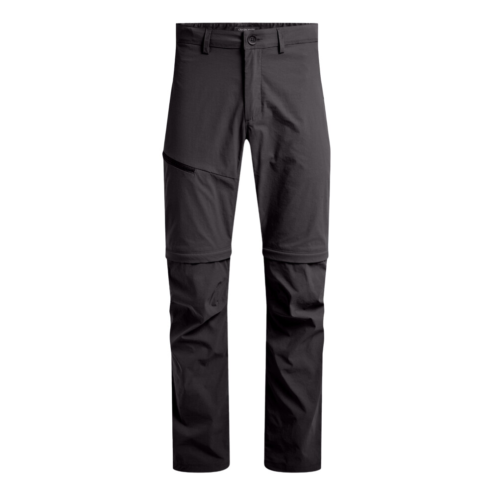 (34R, Black Pepper) Craghoppers Mens NosiLife Pro III Convertible Trousers