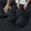 (Black, 2 Seater) Togo sofa lounge chair, ergonomic, with high-density foam support, no installation required, multiple combinations can be customized 5